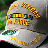 Vietnam Air Force Veteran Classic Embroidered Dad Hat Cap