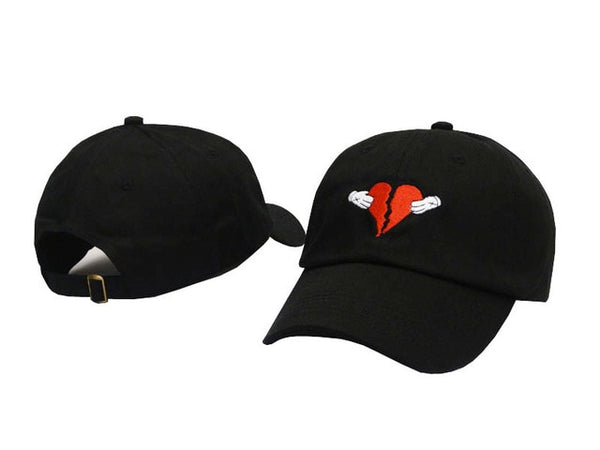 Kanye West Heart Break Classic Embroidered Dad Hat Cap