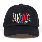 Living Savage Classic Embroidered Dad Hat Cap