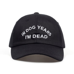 In Dog Years, I'm Dead Classic Embroidered Dad Hat Cap