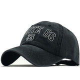 Route 66 Classic Embroidered Dad Hat Cap