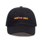 Positive Vibes Classic Embroidered Dad Hat Cap