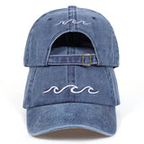 Waves Classic Embroidered Dad Hat Cap
