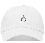 Middle Finger Classic Embroidered Dad Hat Cap