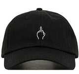 Middle Finger Classic Embroidered Dad Hat Cap