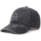 The Good Vibes Only Classic Embroidered Dad Hat Cap