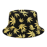 Marijuana Leaf Bucket Hat Cap
