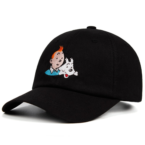 TinTin Classic Embroidered Dad Hat Cap