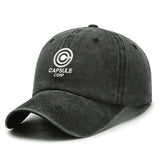 Capsule Corp Classic Embroidered Dad Hat Cap
