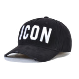 ICON Distressed Classic Embroidered Dad Hat Cap