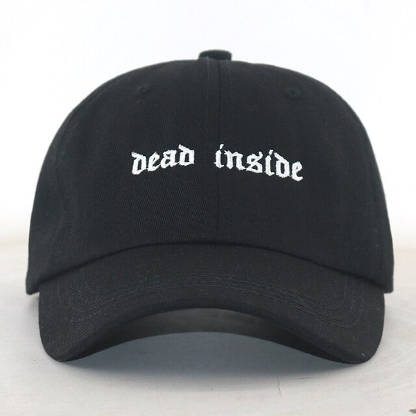 Dead Inside Classic Embroidered Dad Hat Cap