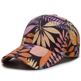 Flower Colorful Classic Embroidered Dad Hat Cap