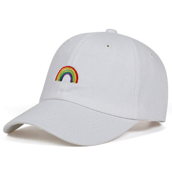 Rainbow Classic Embroidered Dad Hat Cap